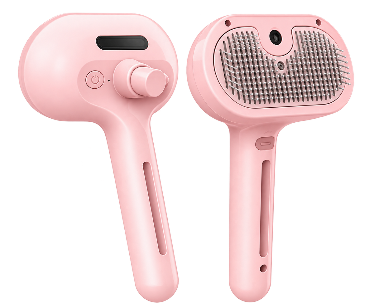 Cepillo de Vapor 3 en 1 para Mascotas